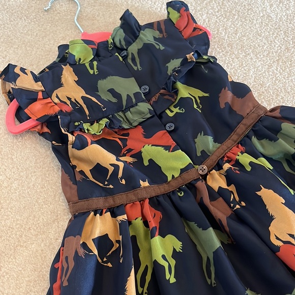 Janie and Jack 2T horse bit dress - Picture 3 of 4